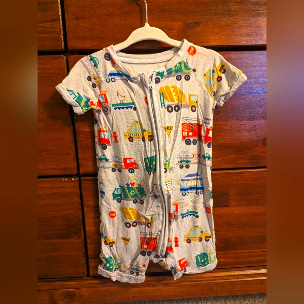 Little Sleepies Shorty Romper 12-18m
